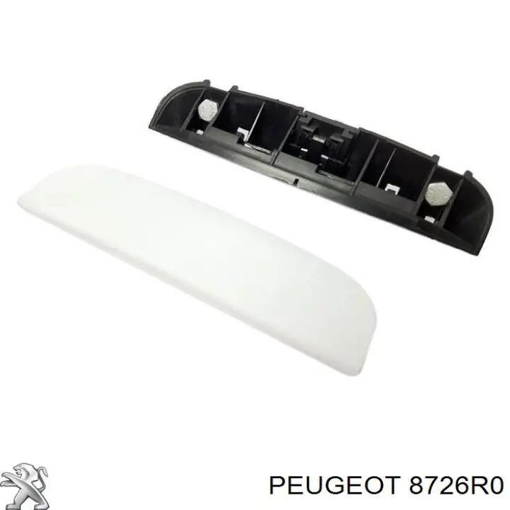 Manecilla de puerta de maletero exterior 8726R0 Peugeot/Citroen