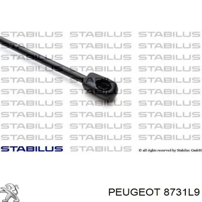 Газовый упор багажника Stabilus 239002