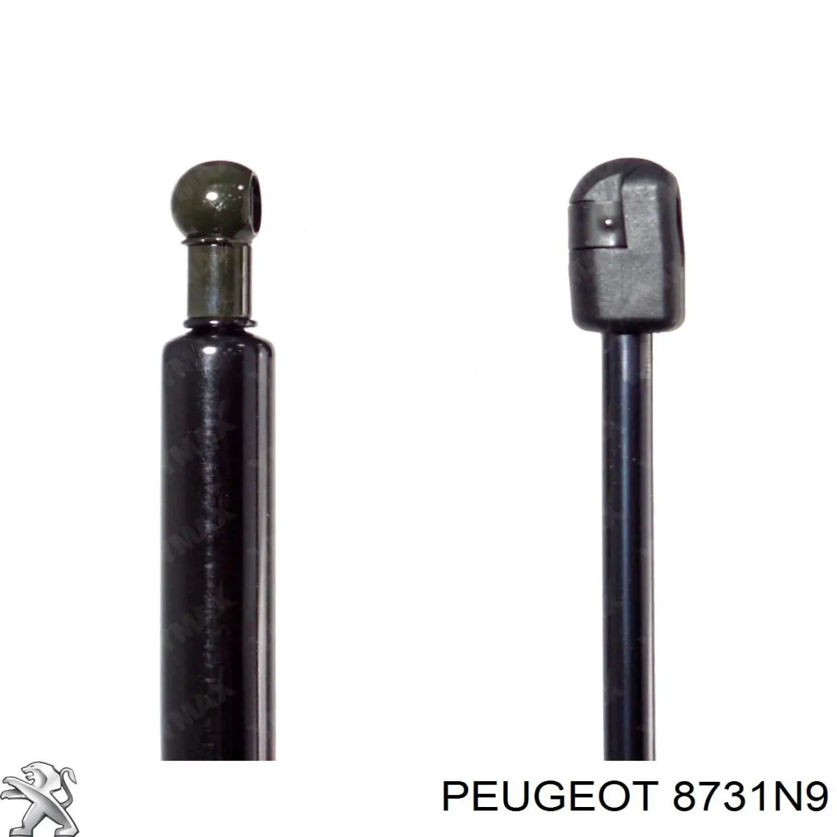 Амортизатор задней двери Peugeot/Citroen 8731N9 цена, от 9.74 USD