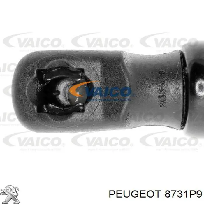 Амортизатор багажника 8731P9 Peugeot/Citroen