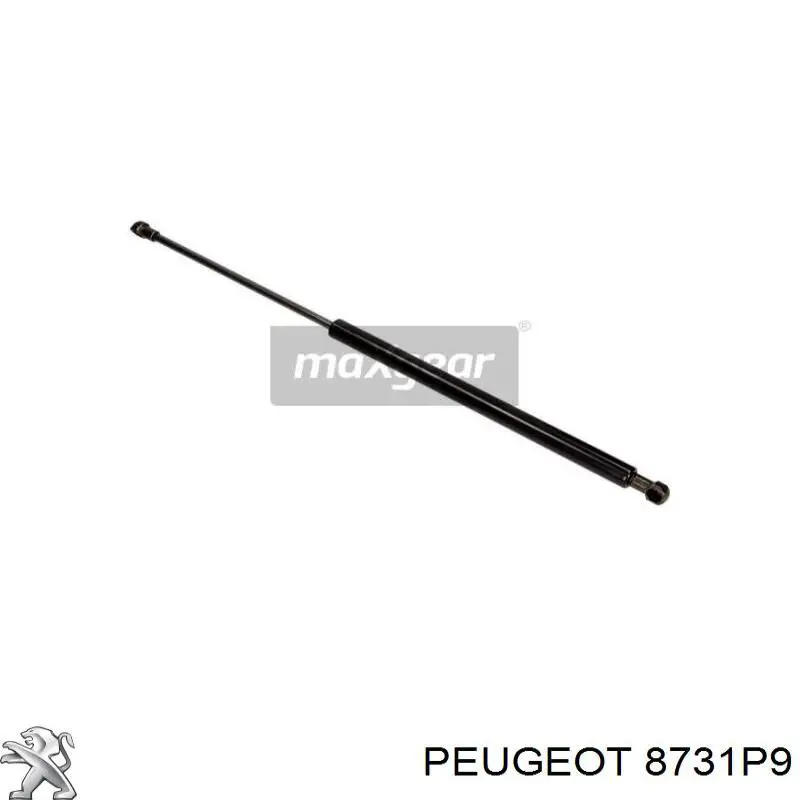 Амортизатор задней двери Peugeot/Citroen 8731P9 цена, от 11.27 USD