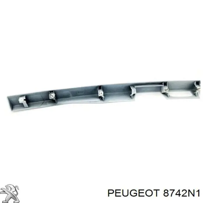 Молдинг двери задней (багажной 3/5-й) Peugeot/Citroen 8742N1