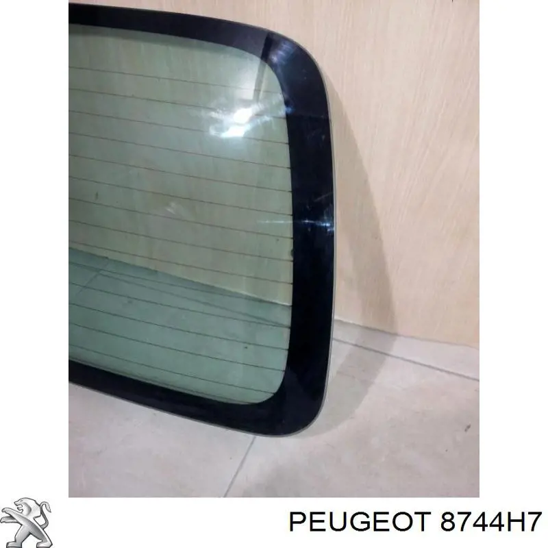 8744H7 Peugeot/Citroen Стекло двери задка