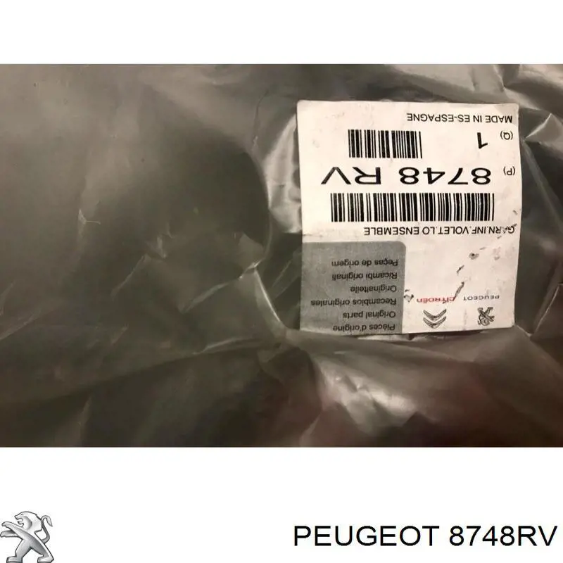Tapicería para tapa de maletero 8748RV Peugeot/Citroen