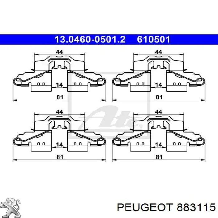 883115 Peugeot/Citroen 