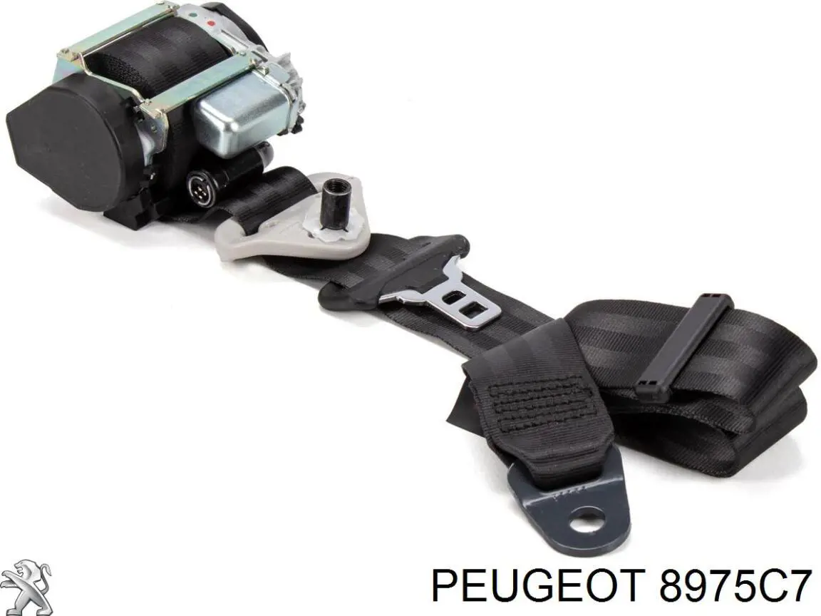 Ремень безопасности передний левый Peugeot/Citroen 8975C7 цена, от 60.42 USD