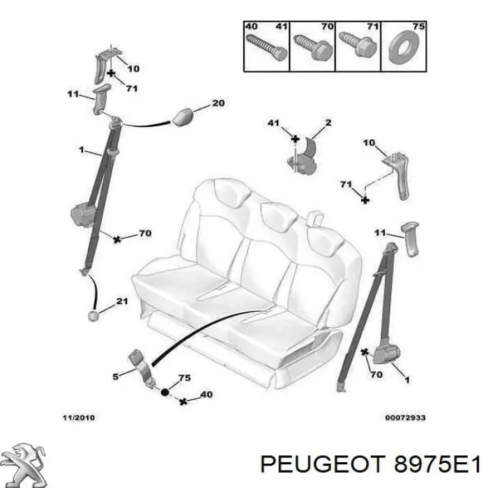  8975E1 Peugeot/Citroen