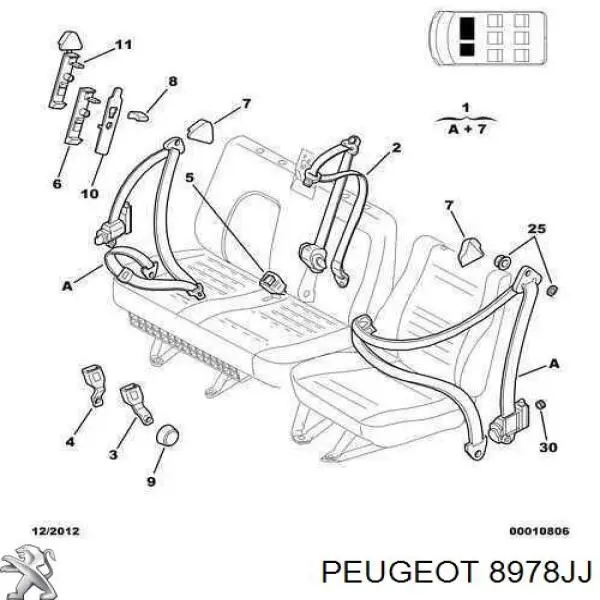 8978JJ Peugeot/Citroen 