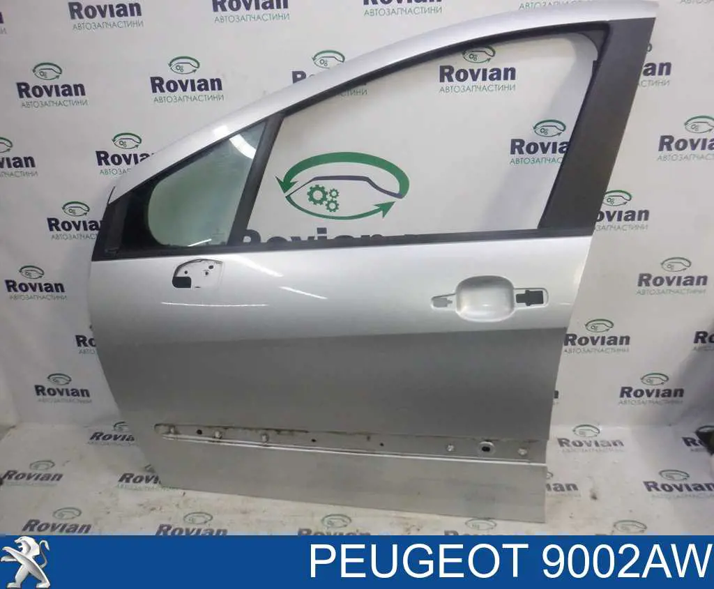 9002AW Peugeot/Citroen porta dianteira esquerda