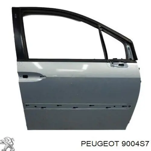 Передняя правая дверь Пежо 307 3A, 3C (Peugeot 307)