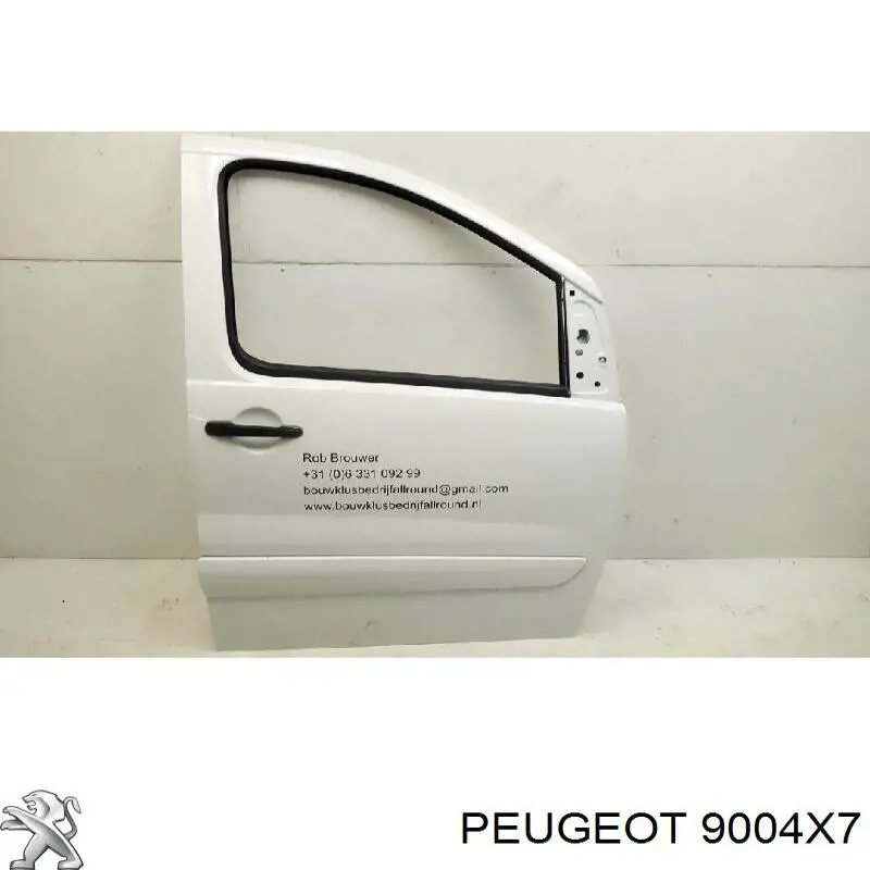 Передняя правая дверь Пежо Эксперт VF (Peugeot Expert)