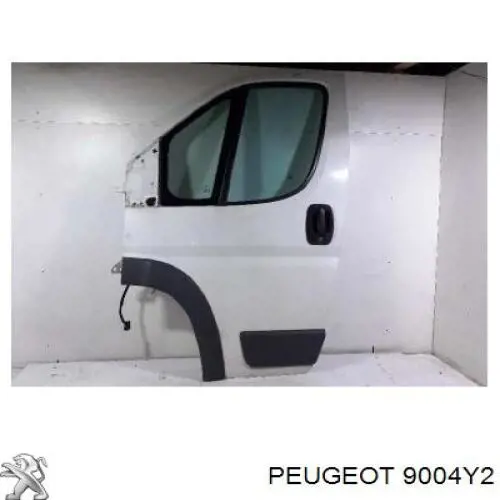 9004Y2 Peugeot/Citroen дверь передняя правая