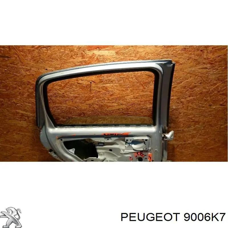 Puerta trasera izquierda 9006K7 Peugeot/Citroen