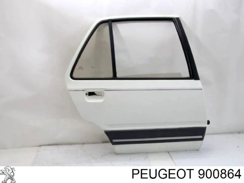 Дверь задняя, правая на Peugeot 205 I 741A, C