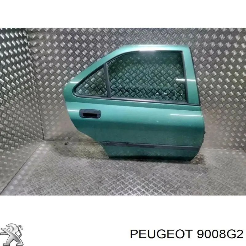 Задняя правая дверь Пежо 406 8B (Peugeot 406)