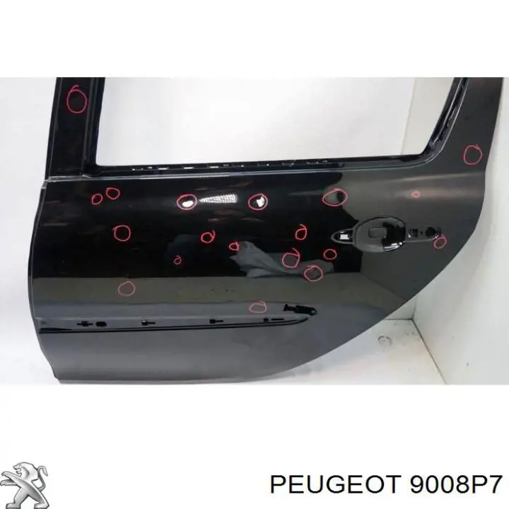 Дверь пассажирская задняя правая Peugeot/Citroen 9008P7 цена, от 104.05 USD