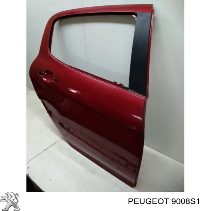 Задняя правая дверь Пежо 308 4A, 4C (Peugeot 308)