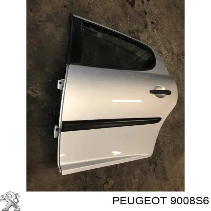 Задняя правая дверь Пежо 207 WA, WC (Peugeot 207)