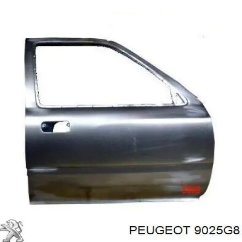 9025G8 Peugeot/Citroen уплотнитель двери задней (на кузове)