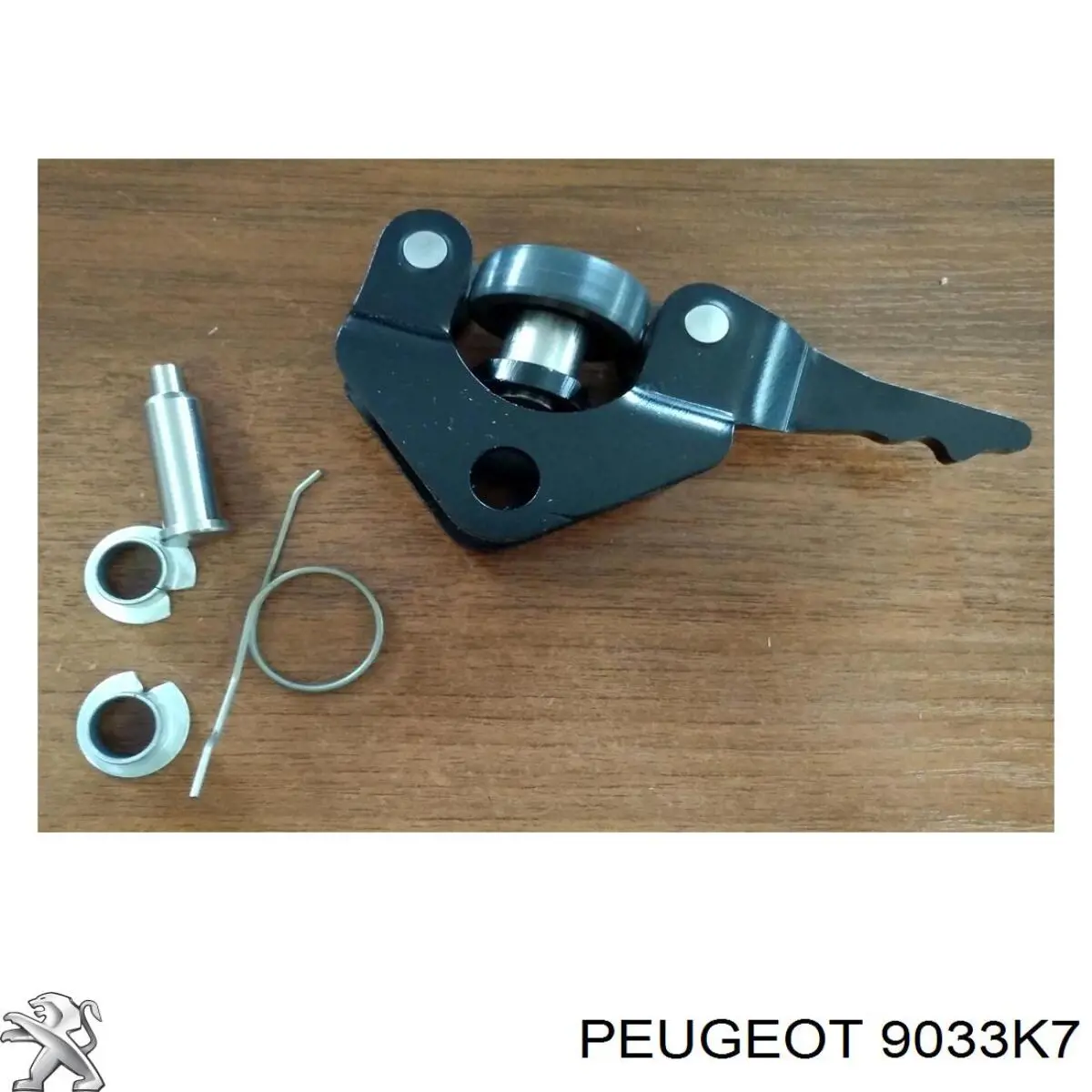 9033K7 Peugeot/Citroen rolo esquerdo inferior da porta lateral (deslizante)