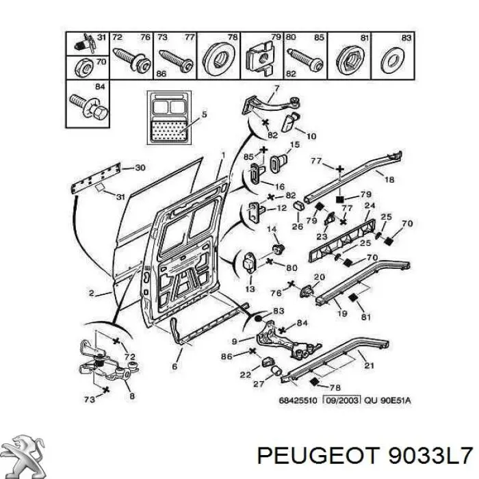 9033L7 Peugeot/Citroen 