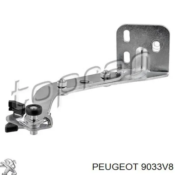 9033V8 Peugeot/Citroen ролик двери боковой (сдвижной правый нижний)