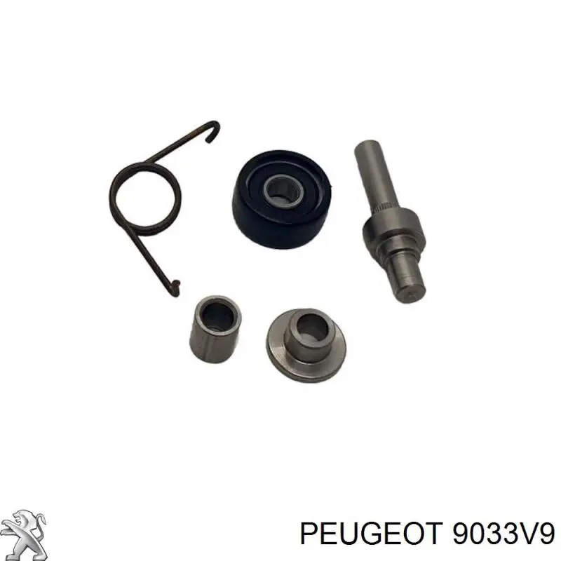 9033V9 Peugeot/Citroen ролик двери боковой (сдвижной левый нижний)