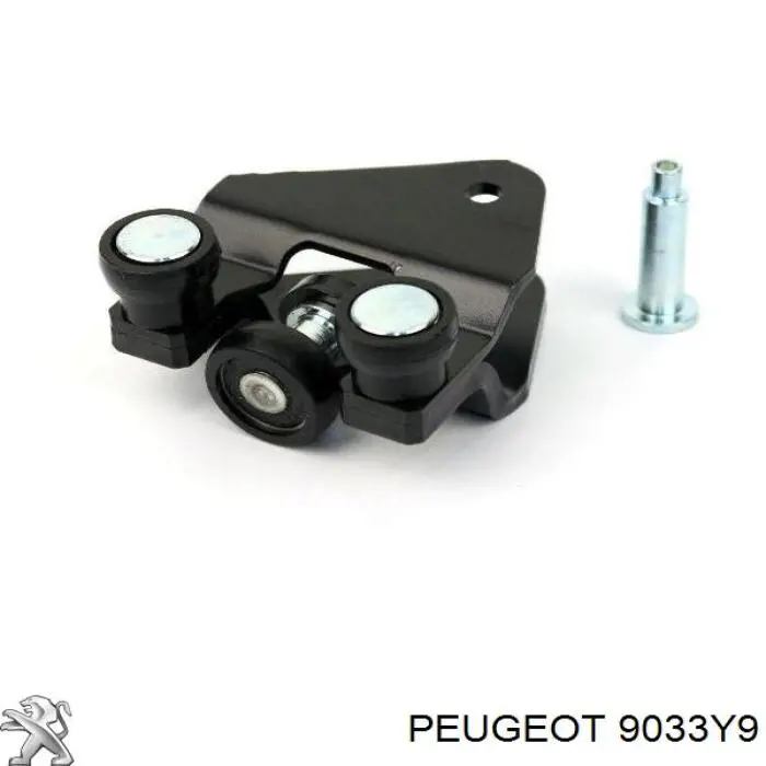 9033Y9 Peugeot/Citroen ролик двери боковой (сдвижной левый нижний)