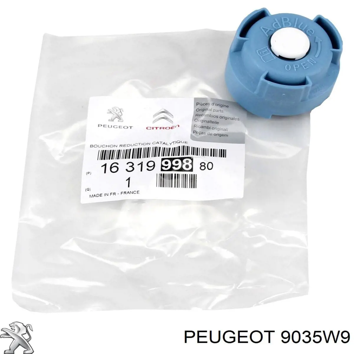 Compre 9035W9 Peugeot/Citroen Gozno da porta dianteira esquerda