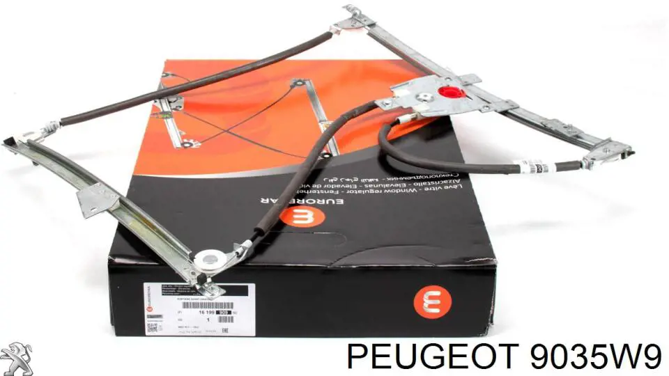 Gozno da porta dianteira esquerda 9035W9 Peugeot/Citroen