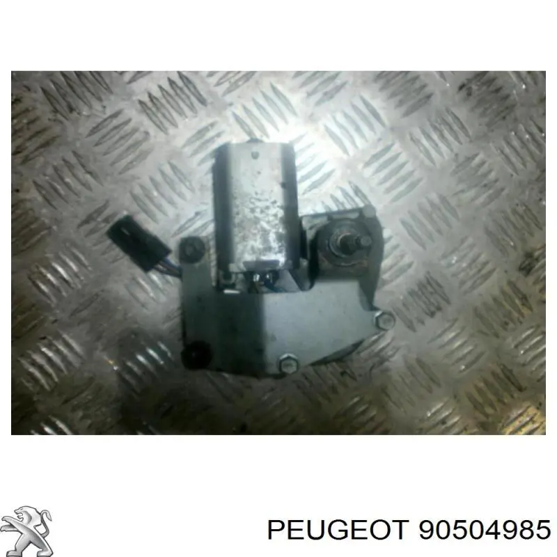 90504985 Peugeot/Citroen motor de limpador pára-brisas de vidro traseiro