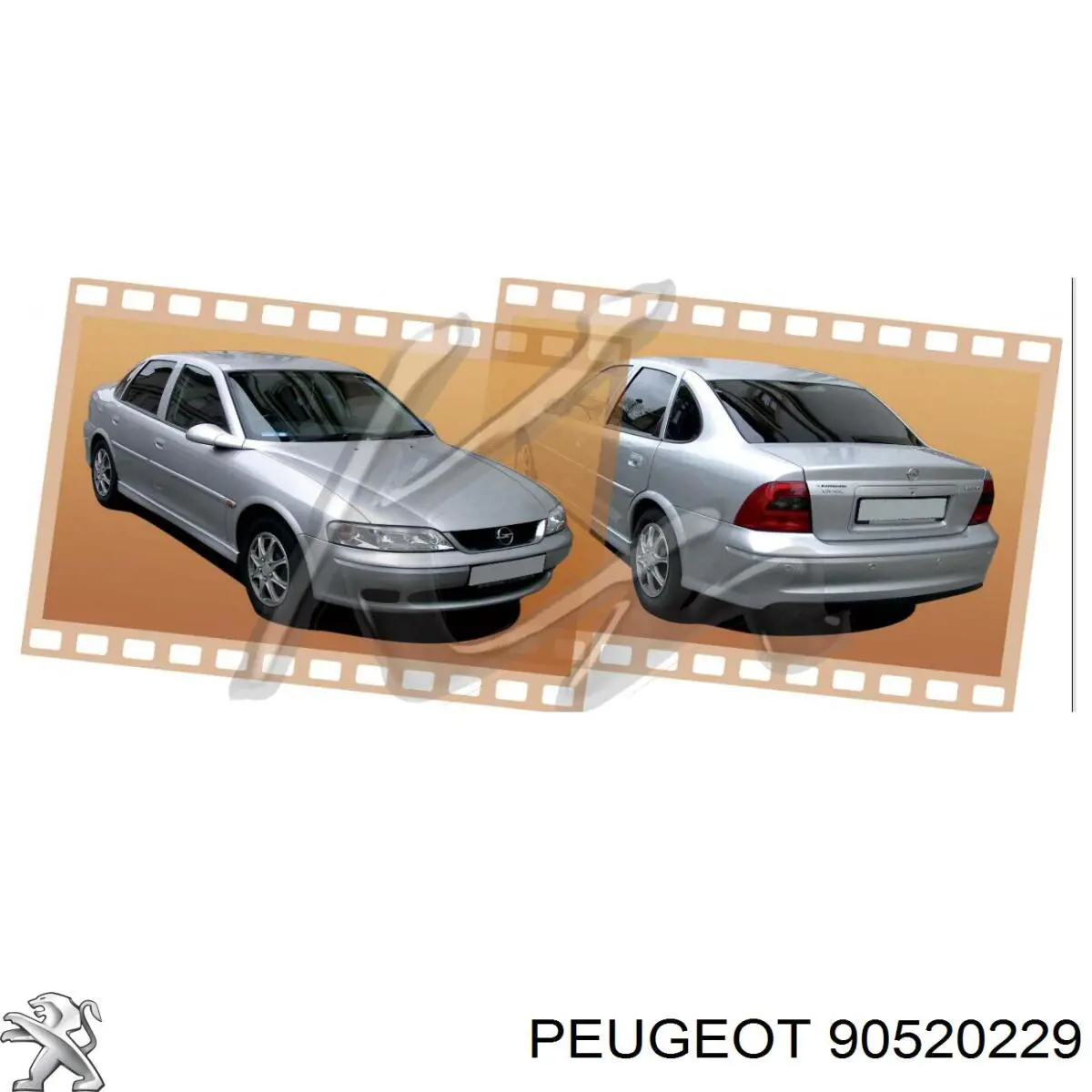 90520229 Peugeot/Citroen mecanismo de acionamento de vidro da porta traseira esquerda