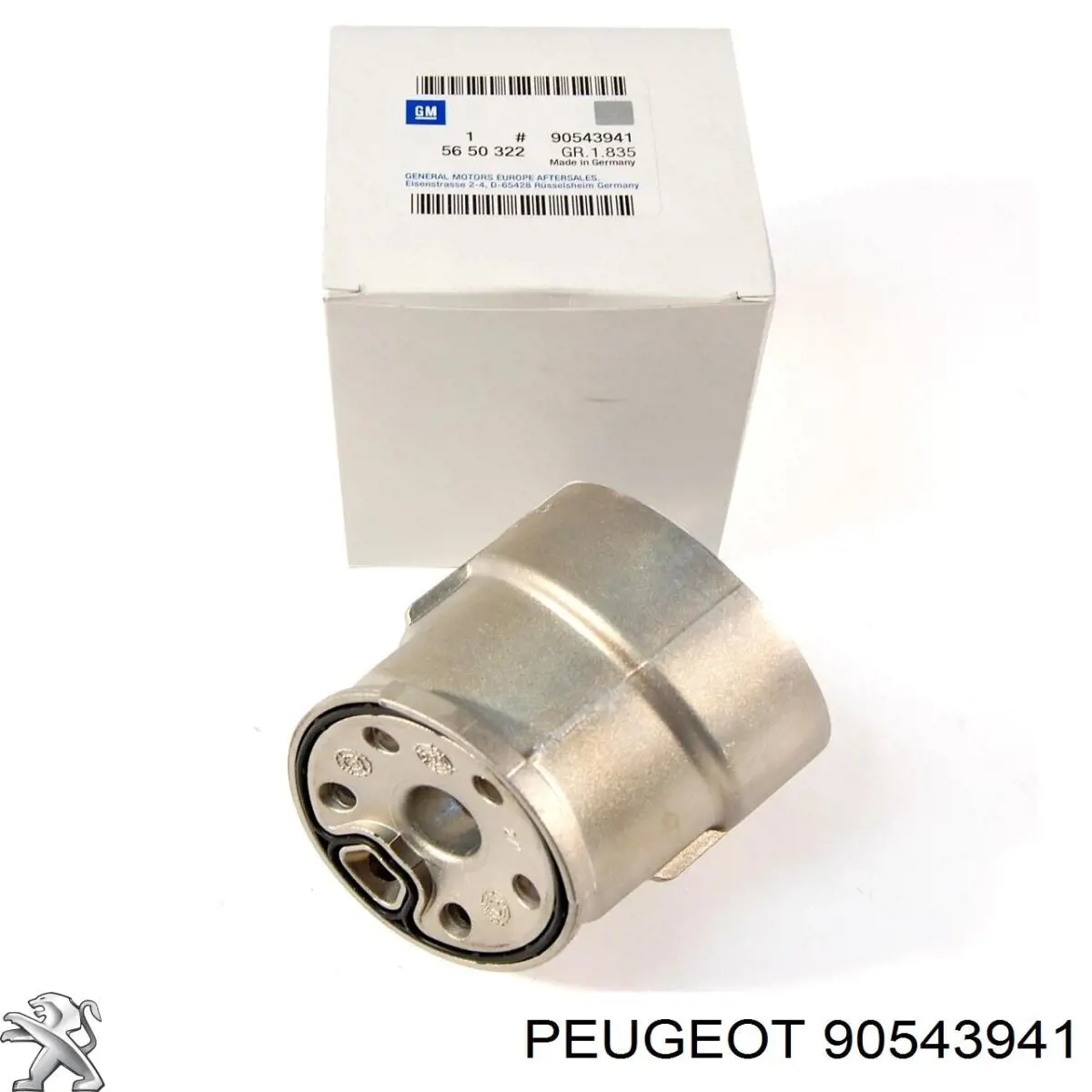 Caja, filtro de aceite 90543941 Peugeot/Citroen