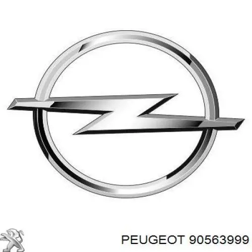 Cerradura de puerta de maletero 90563999 Peugeot/Citroen