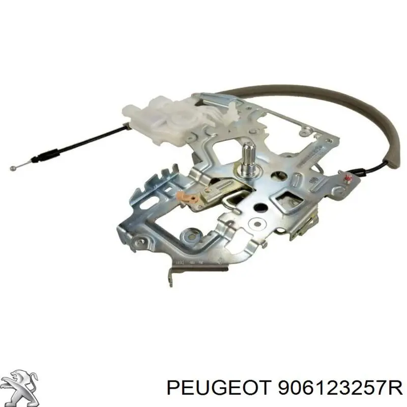 906123257R Peugeot/Citroen fecho da porta traseira direita batente