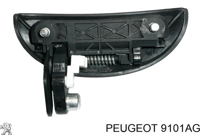 Maçaneta dianteira direita da porta externa para Peugeot 107 