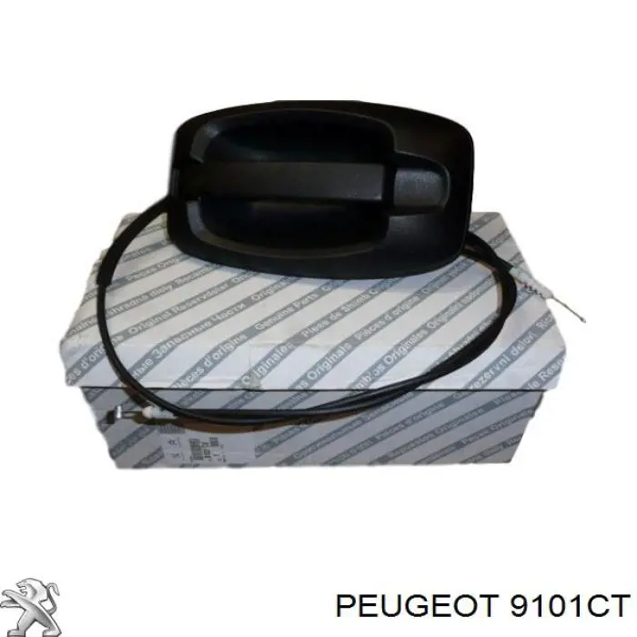 Ручка двери задней (распашной) правая наружная 9101CT Peugeot/Citroen