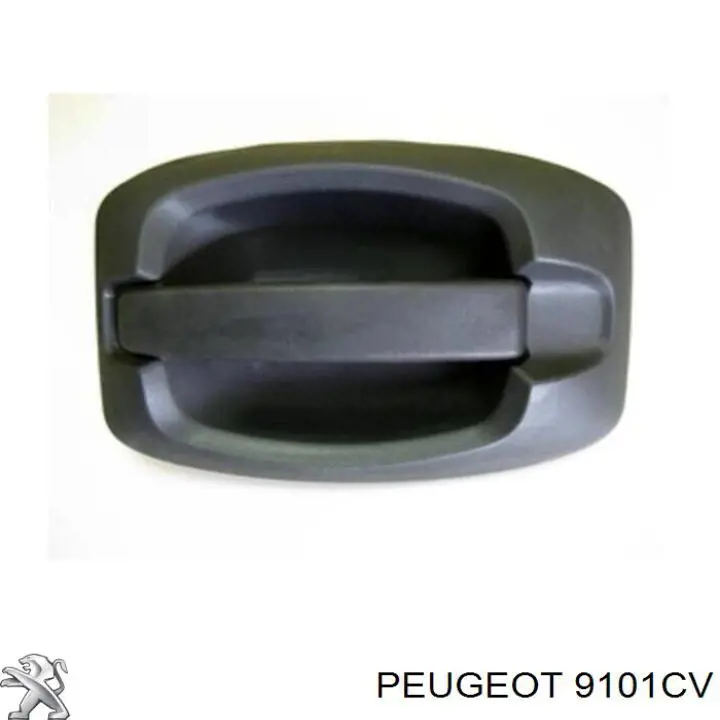 9101.CV Peugeot/Citroen maçaneta externa da porta lateral (deslizante)