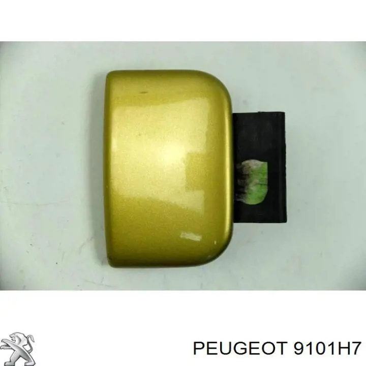 9101H7 Peugeot/Citroen maçaneta externa direita da porta lateral (deslizante)