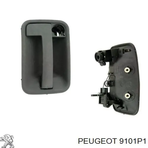 Купить 9101P1 Peugeot/Citroen Ручка двери передней наружная левая