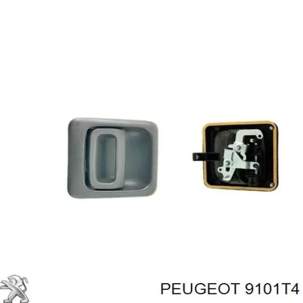 9101T4 Peugeot/Citroen ручка двери боковой (сдвижной наружная правая)