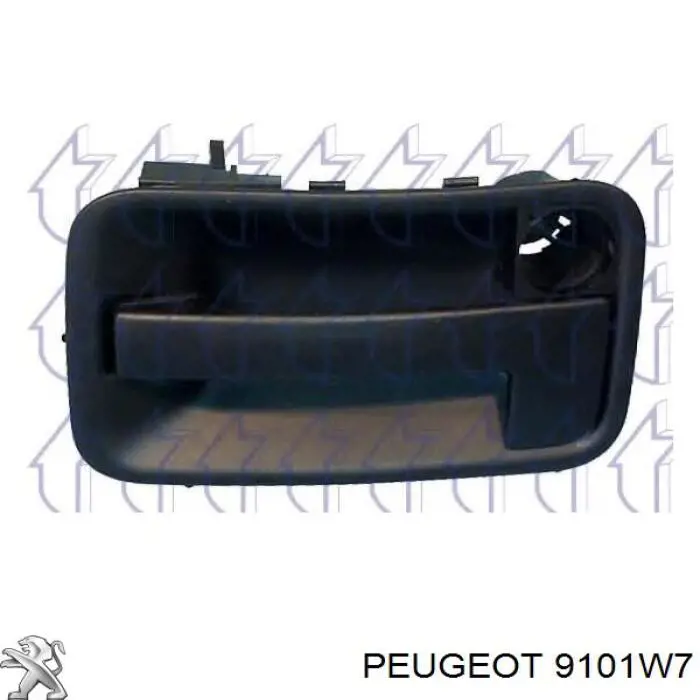 9101W7 Peugeot/Citroen Ручка боковой двери наружная правая