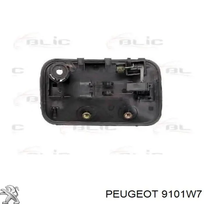 Ручка двери боковой/сдвижной, наружная правая Peugeot/Citroen 9101W7 цена, от 17.84 USD