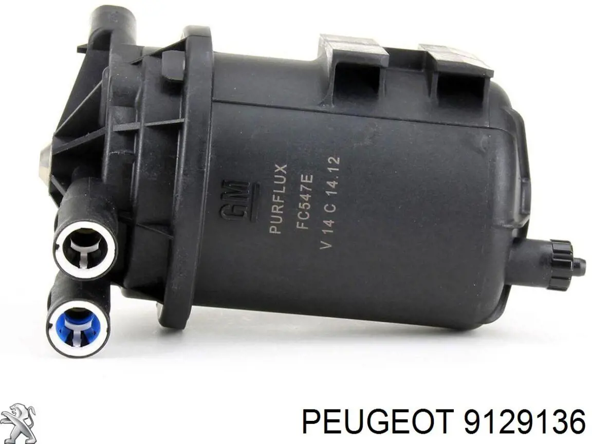 Купить 9129136 Peugeot/Citroen Фильтр-отстойник топлива грубой очистки