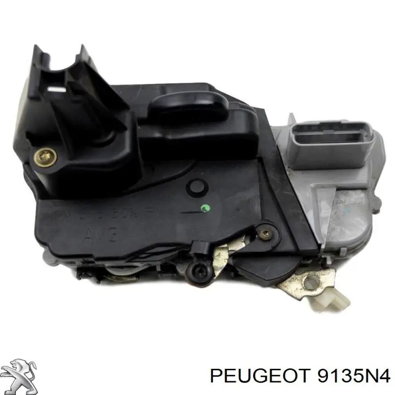 Замок двери передней левой на Peugeot 307 3A, 3C