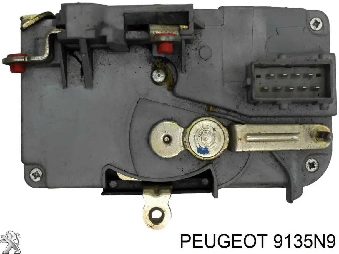 9135N9 Peugeot/Citroen замок двери передней левой