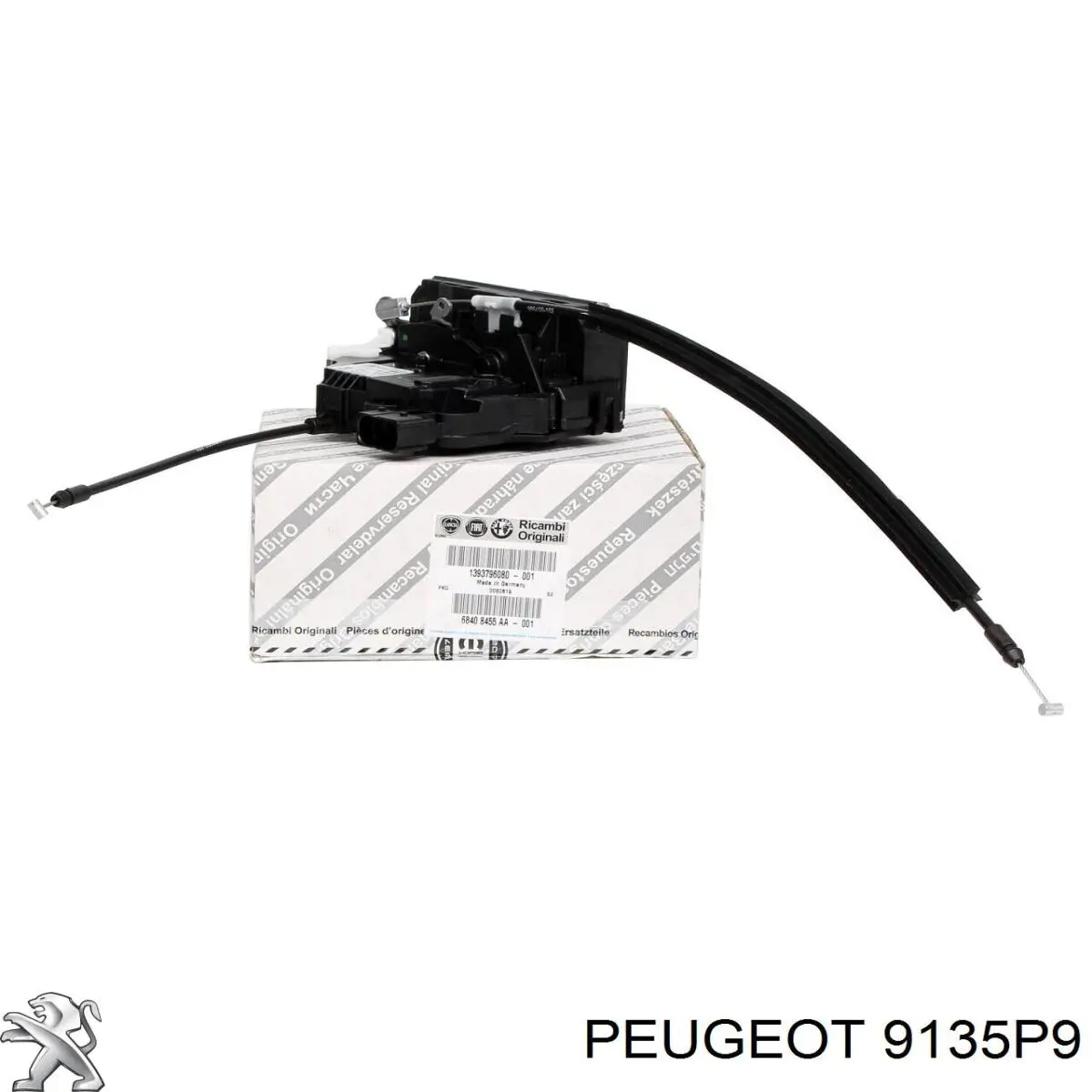 Замок передней левой двери Peugeot/Citroen 9135P9