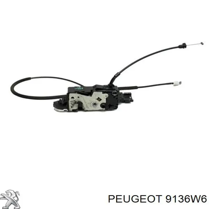 Дверной замок передний правый Peugeot/Citroen 9136W6 цена, от 53.21 USD