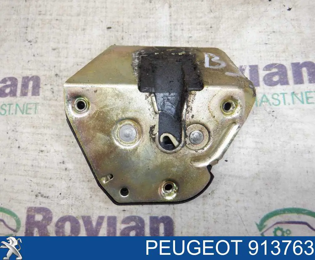 Замок двери боковой сдвижной левой 913763 Peugeot/Citroen