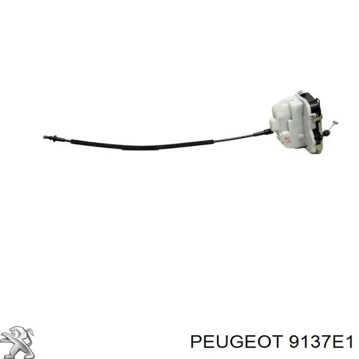 9137E1 Peugeot/Citroen Замок двери задней левой